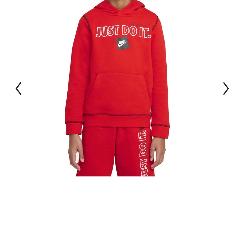 Boys  Nike Club Fleece Just Do It Pullover Hoodie